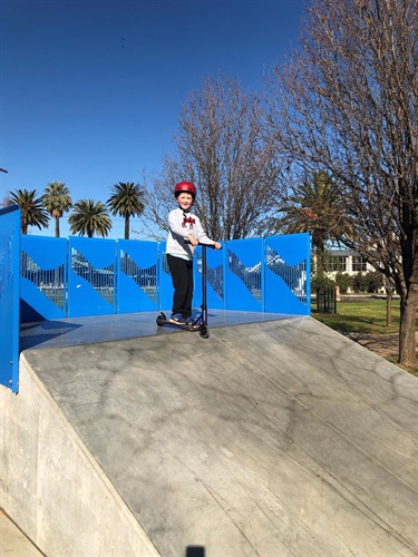 Skate Park - child on bike