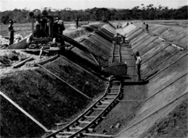 Construction of Irrigation channel